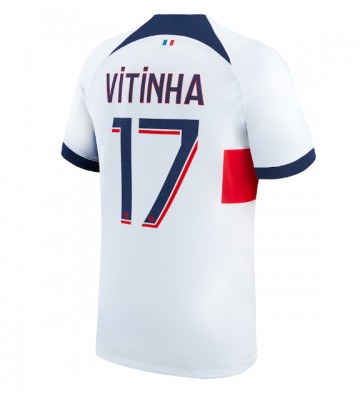 Maillot de foot Paris Saint-Germain Vitinha Ferreira #17 Extérieur 2023-24 Manches Courte